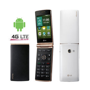 LG Wine Smart LG D486 Quad Core 3.2 นิ้ว 1GB RAM 4GB ROM LTE โทรศัพท์ฝาพับ 3.15MP กล้องโทรศัพท์มือถือ