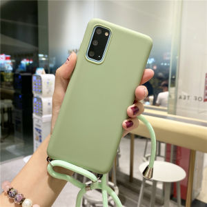 Soft Silicone Strap Necklace Case For Huawei P40 P30 Lite P20 Pro Mate 30 20 Nova 5T P Smart Plus Z 2019 Y7P Y5P Y6P 2020 Cover