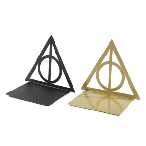 Hiện đại chết Hallows thiết kế kim loại chủ sở hữu cuốn sách nonslip cơ sở ngăn ngừa trầy xước hoàn hảo cho văn phòng thư viện sử dụng