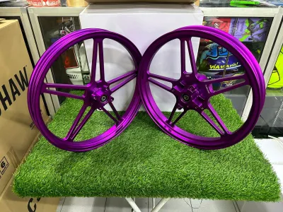 LC135 V8 / Y125Z SPORT RIM MATTE PURPLE 1.6 X 17 & 1.85 X 17