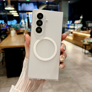 For Samsung Galaxy Z Fold 7 Casing No Yellowing Transparent Slim Hard Phone Case Cover