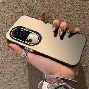 เคสสำหรับ OPPO RENO 10 pro 5G เคสศัพท์ Reno10 5g เคสแข็ง TPU ป้องกันการกระแทก ดีไซน์ใหม่สวยงามพร้อมที่วางและเชือกคล้องสำหรับผู้หญิง CYSTCBZJ01