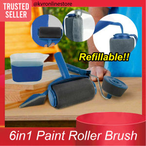 6in1 Set Paint Roller Brush Clever Paint Brush Multifunctional Kit Interior Wall Painting / Berus Cat Pelbagai Guna