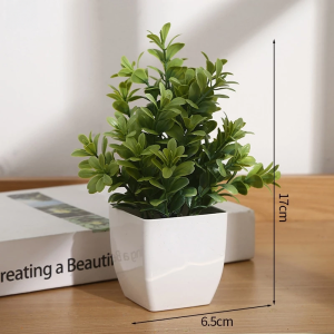  1PCS Artificial Potted Plant Scene Desktop Home Office Shelf Decor Tabletop Landscape Bonsai Wedding Room Party Accessories Vine