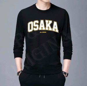 Promo Sweater Keren Kaos Pria Distro Osaka Crewneck Cowo Kasual Sweatshirt Elegan Sweter Trendy Kece