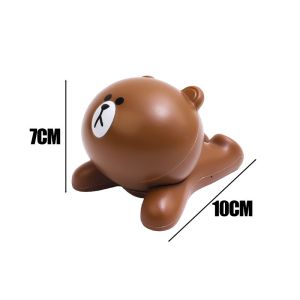 Cute Lazy Phone Holder Fun Home Ornaments Sleeping Bear Phone Support Plastic Phone Bracket Model Phone Tablets Accessories