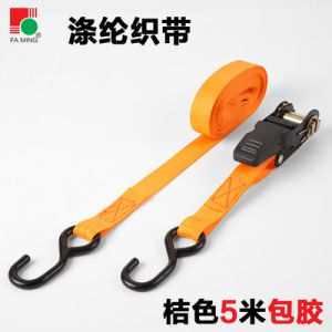 AE Bộ căng dây có móc 25mm Dây buộc hàng bằng polyester thật dây siết hàng dây buộc dây vận chuyển xe máy.