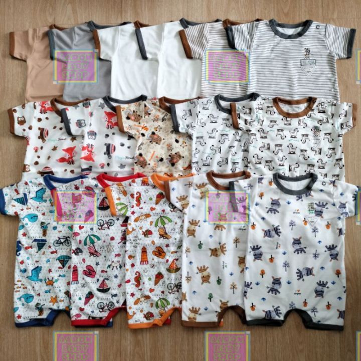 NOVA Romper Bayi Part 1/2 Size 0-3 3-6 6-9 bln Jumper Segi