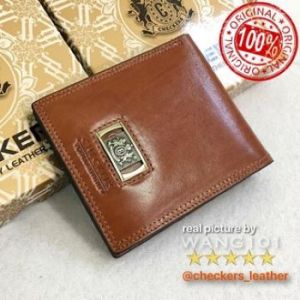 WANG101 - Dompet Kulit CHECKERS 12N - Import Premium Kulit ITALY tebal kuat dan tahan lama. Banyak model pilihan untuk pria wanita. Jaminan atau uang kembali