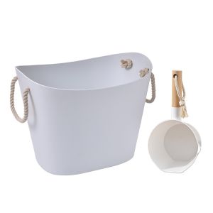Multipurpose Flexible Laundry Bucket Basket with Rope Handle Timba Toy Storage Tabo Timba Set