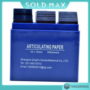 300pcs/Box Dental Articulating Paper Straight Kertas Artikulasi Lurus Gigi Karbon Marker