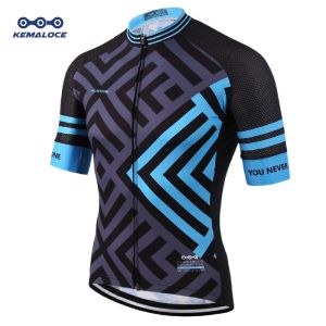 KEMALOCE Cycling Jersey 2026 Road Men Quick Dry Bicycle China Summer Anti-Uv MTB Dry Racing White Fit Blank XS-5XL Bike T Shirt2026