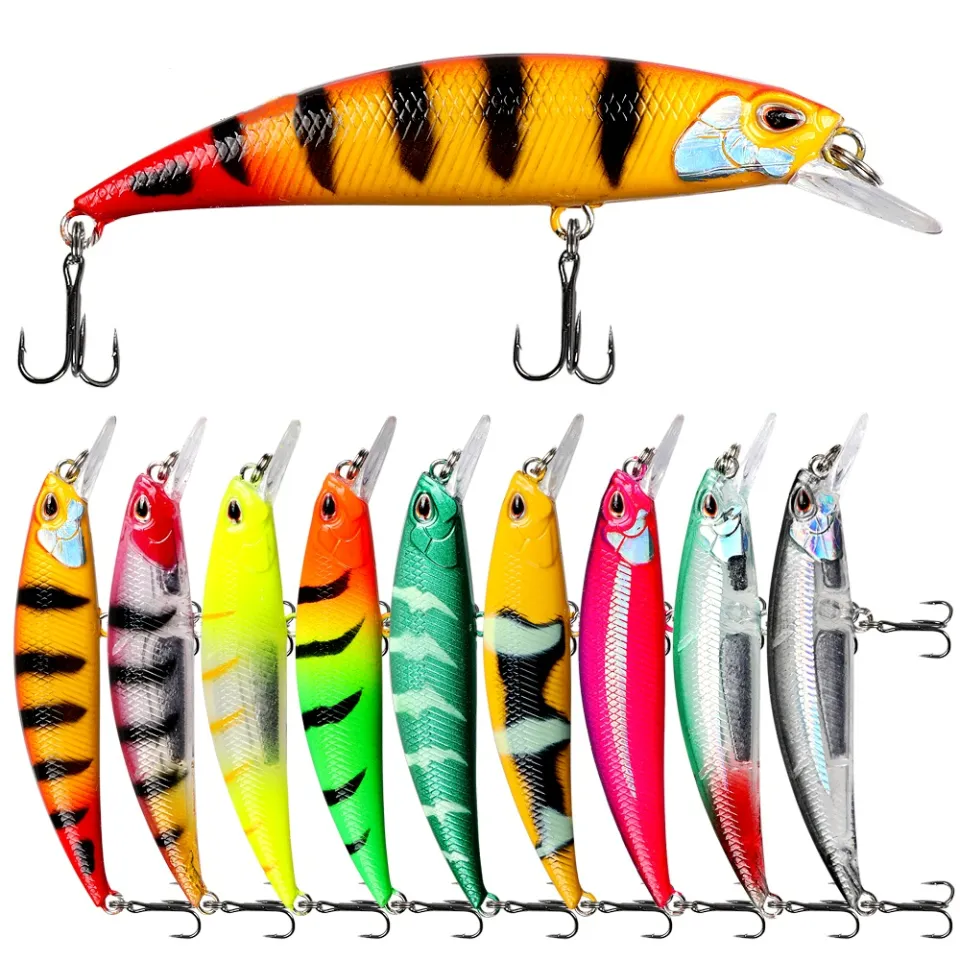 Lure For Fishing 7cm/9g Minnow Sinking Fishing Lure Fishing Gear Ghost  Shrimp Water Long Throw Lure Hard Bait Minnow Fishing Tracle