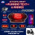 Stoplamp Running Text Animasi Mio Sporty Lampu Rem LED Yamaha Mio. 
