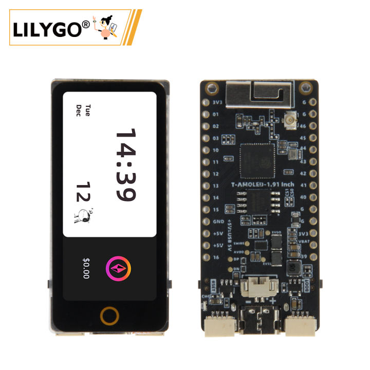 LilyGO T-Track ESP32-S3 - met 1.1 inch AMOLED Display - LILYGO-H620