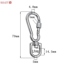 🚚【Local Express Delivery】🚚 Stainless Steel Swivel Snap Hooks Locking Dog Leash Buckle Quick Release Buckle Carabiner Clips For Dog Walking Camping
