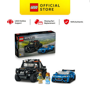 LEGO Speed Champions 77264 Jaguar Project 7 & Land Rover Defender (740 Pieces)