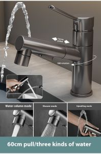 Washbasin Hot And Cold Faucet All Copper Water Tap Bathroom Washbasin FaucetFast shipping
