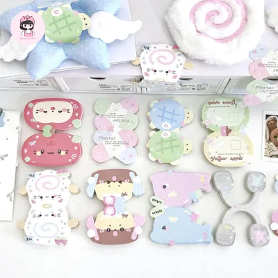 Set 8 Đầu Thẻ Mini Giấy Ngộ Nghĩnh Style Hàn Hình Dễ Thương Gói Đồ Lưu Giữ Kỷ Niệm Midi Corner