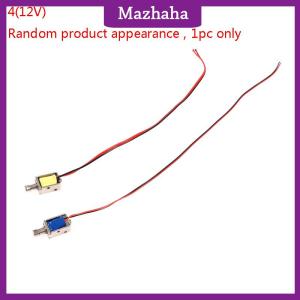 Mazhaha โซลินอยด์แบบผลักและดึง DC 3V 5V 6V 9V 12V 4mm