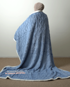 Soraya Selimut Polos Beludru Uk 180x200 Bulu Tebal