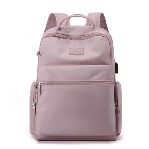 GREEN FOX - 9915 tas ransel wanita + USB original laptop 15 inch backpack sekolah kuliah anti air