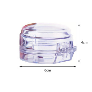 Stove Switch Protector Cover Transparent Universal Size High Temperature Resistant Oil Dust Proof Covers Security Protection