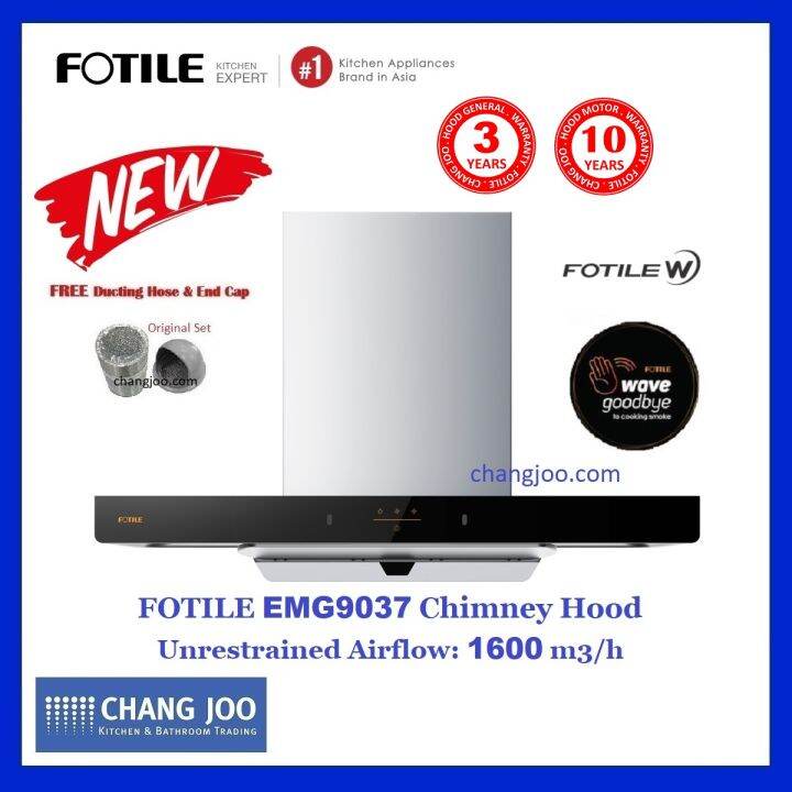 FOTILE Hood EMG9037 Chimney Hood | Lazada