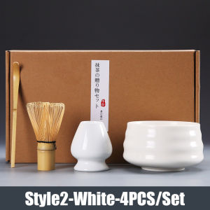 Matcha Bamboo Whisk Scoop Whisk Holder Matcha Bamboo Bowl Chinese Tools Accessories Whisk Brush Tool For Green Tea Powder