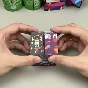 2026 Hot Sale [ Shipped from China ] Popular 3D 3D Transformable Infinity Cube Stress Relief Geometric Spatial Thinking Structure Flip Display Toy B3