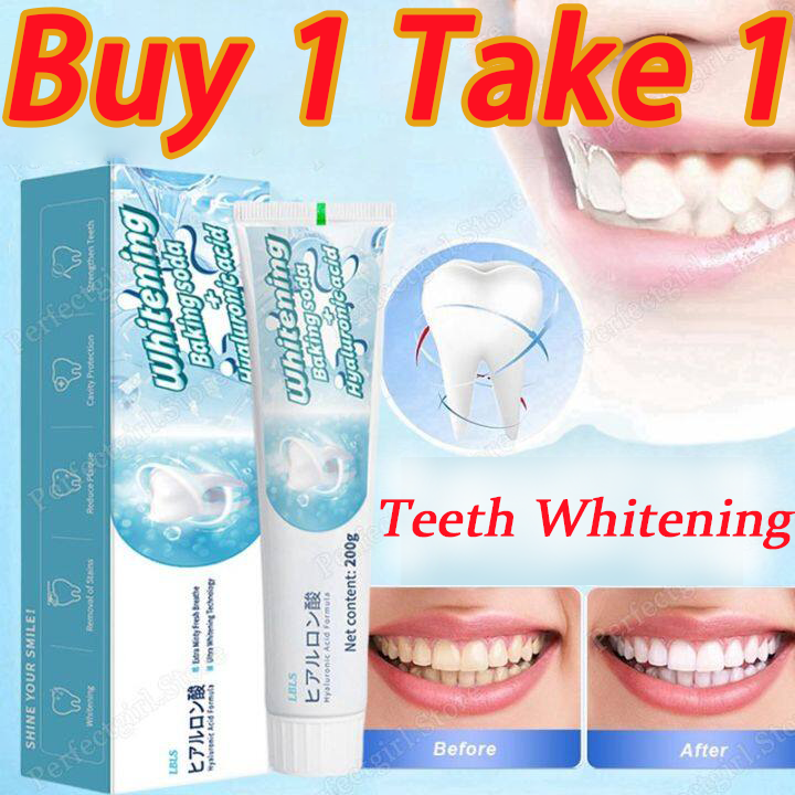 [Buy one get one free] Baking soda toothpaste Whitening toothpaste