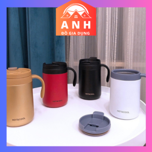 Ca Cốc Giữ Nhiệt Văn Phòng Hot&Cool Có Tay Cầm Tiện Ích 500ml