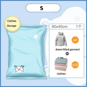 EmmAmy Vacuum Storage bag compression bag clothes quilt storage bag Travel  Storage bag