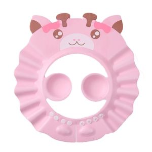 GDSELL Soft Shower Protect Eye Cartoon Ear Protection Hair Wash Hat Toddler Baby Bath Hat Shampoo Cap Head Cover Bath Visor Hat