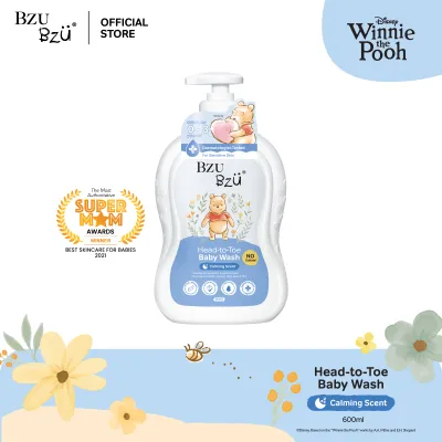 BZU BZU Winnie The Pooh Head to Toe Baby Wash Calming Scent (600ml)