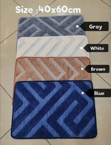 #012 Memory Foam Absorbent Soft Mat Bathroom Bedroom Floor Shower Rug Non-slip doormat 40X60CM