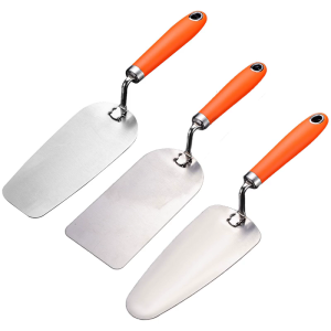 Drywall Trowel Stainless Steel Plastering Trowel Plaster Finishing Trowel Hand Tool with Ergonomic Handle