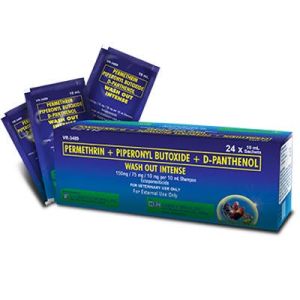 Wash Out Intense Animal Shampoo 10ml Sachet Anti Garapata Earmites (Per Sachet)