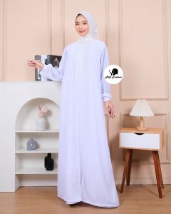 Kanaya Gamis Wanita Terbaru 2025 Bahan Ceruty Babydool Dress Kondangan Mewah Elegant Swarovski Busui