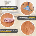 REAIM Stiker Lantai Vinyl Motif Kayu Premium (36 PCS) Sticker Lantai PVC High Quality 91.4cmX15.2cm. 