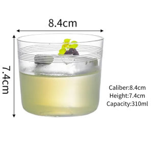 Japanese Style Engraved Cocktail Glasses Cup Simple Engraved Glass Colin Cups Long Drink Cup Highball Cup Home Bar Accessories