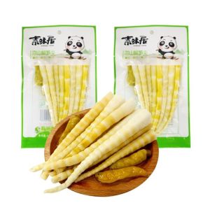 现货MY 素味居-泡山椒笋尖 100克 脆嫩爽口 开袋即食 川味小吃 SUWEIJU FOOD-Pickled Spicy Bamboo Shoots 100G