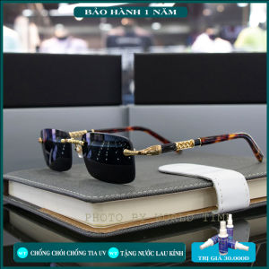 Kính nam CAT68 mắt kính nam thời trang cao cấp full box tròng Polazied chống lóa chống tia UV cực tốt