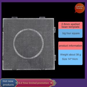 Graceful 5 Type Selection 2.6mm Perler Beads Template Pegboard For Hama Beads Tool DIY Educational Puzzle Beadbond Toy