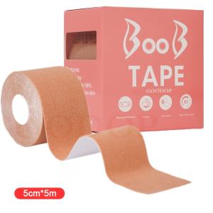 Medical Grade 5cm x 5m Ladies Stretchable Boob Tape Womens Invisible Magic Chest Paste