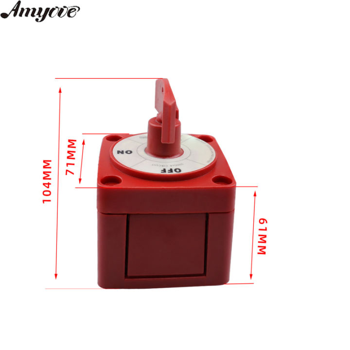 ON-OFF Marine Switch With Locking Key 48V 300A Master Battery ...