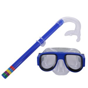 Kids Diving Goggle  Breathing Tube Shockproof Anti-fog Swimming Band Snorkeling Underwater Accessories Set
