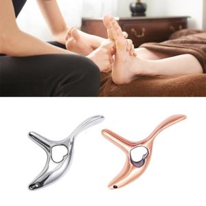 Reusable Metal Foot Reflexology Stick For Acupressures Point Pains Relief With No Neededs Design