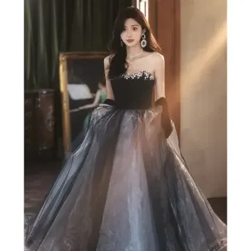 Lazada black shops gown