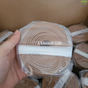 Nhang khoanh trầm hương xông nhà tẩy uế Hùng Dung đồ thờ cúng phong thủy xua đuổi vận xui thu hút nguồn năng lượng tích cực thanh lọc không khí an toàn cho sức khỏe